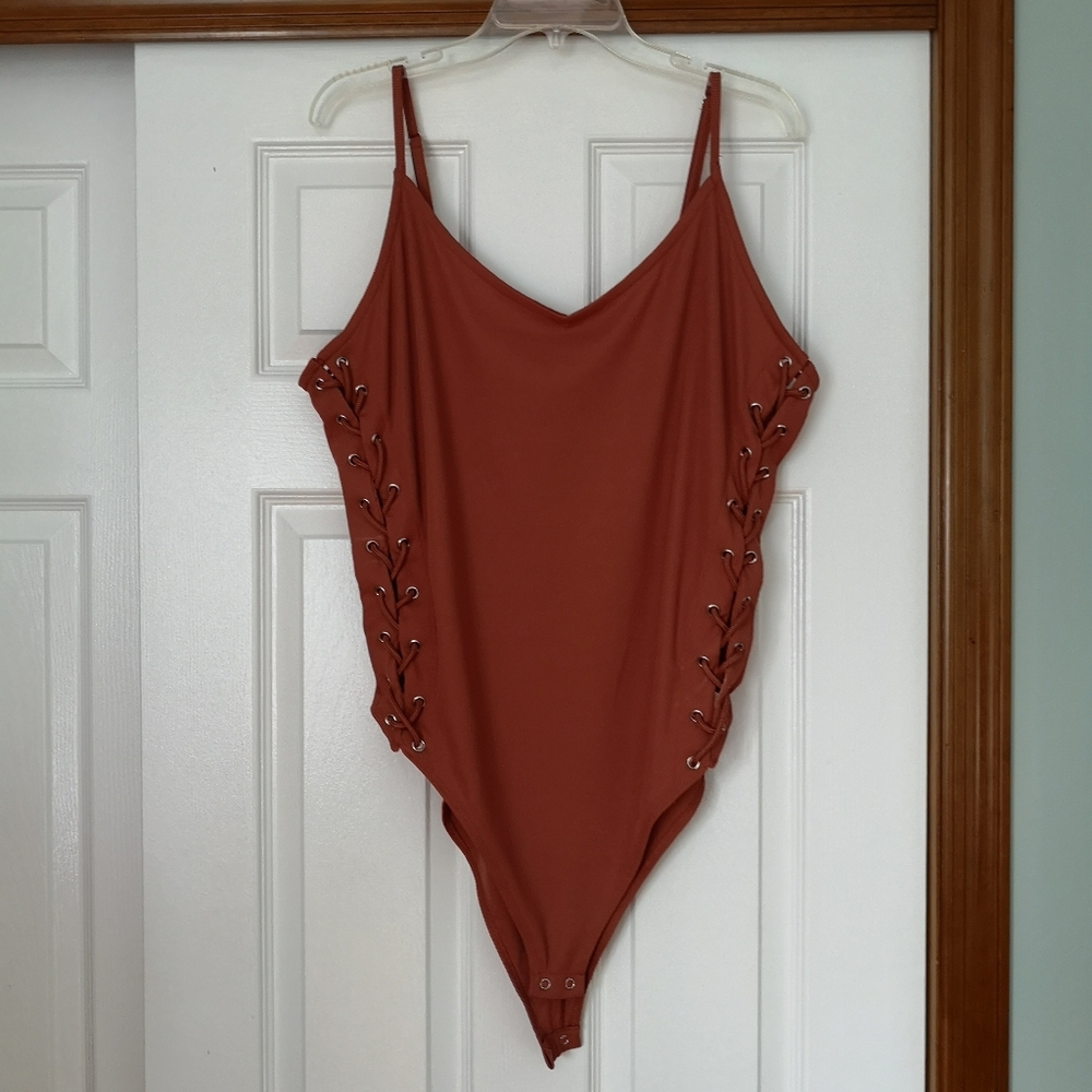 Bodysuit Bronze 3X New